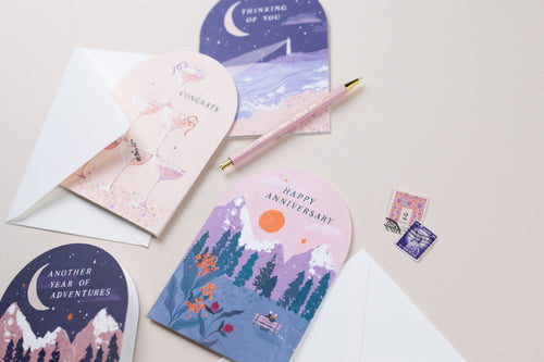 Anniversary Sunset Card