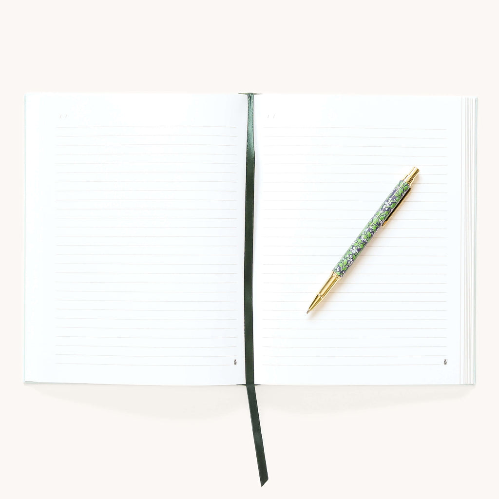 Block Floral - Linen Journal