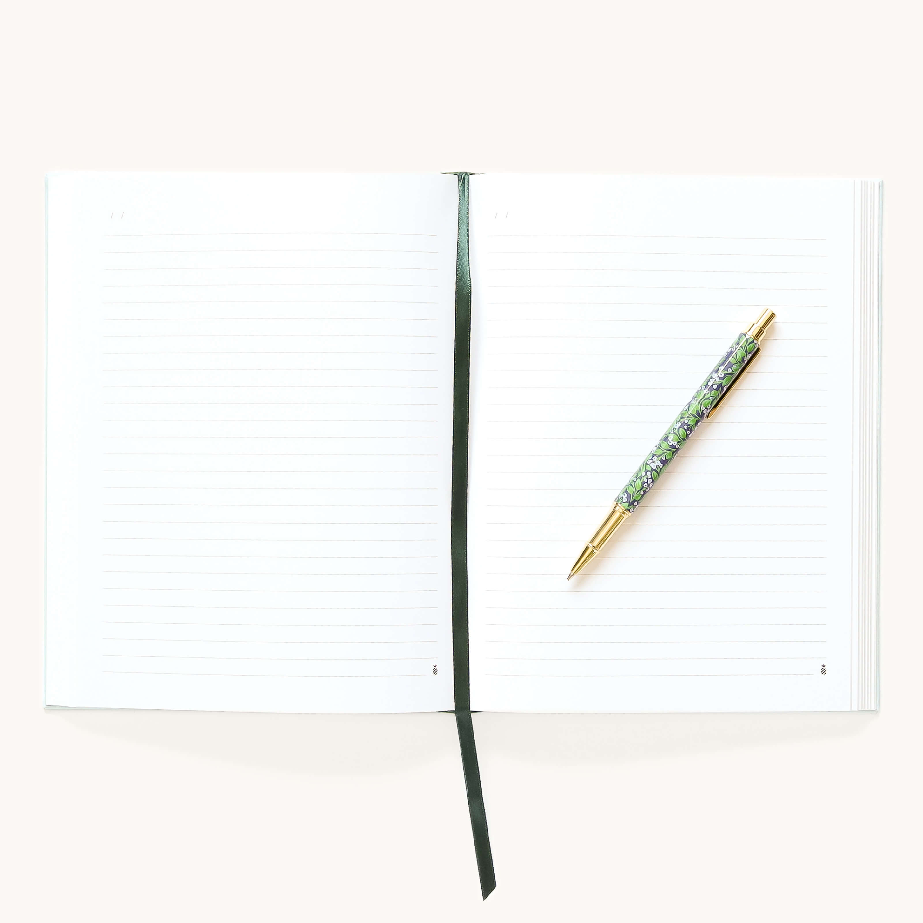 Block Floral - Linen Journal