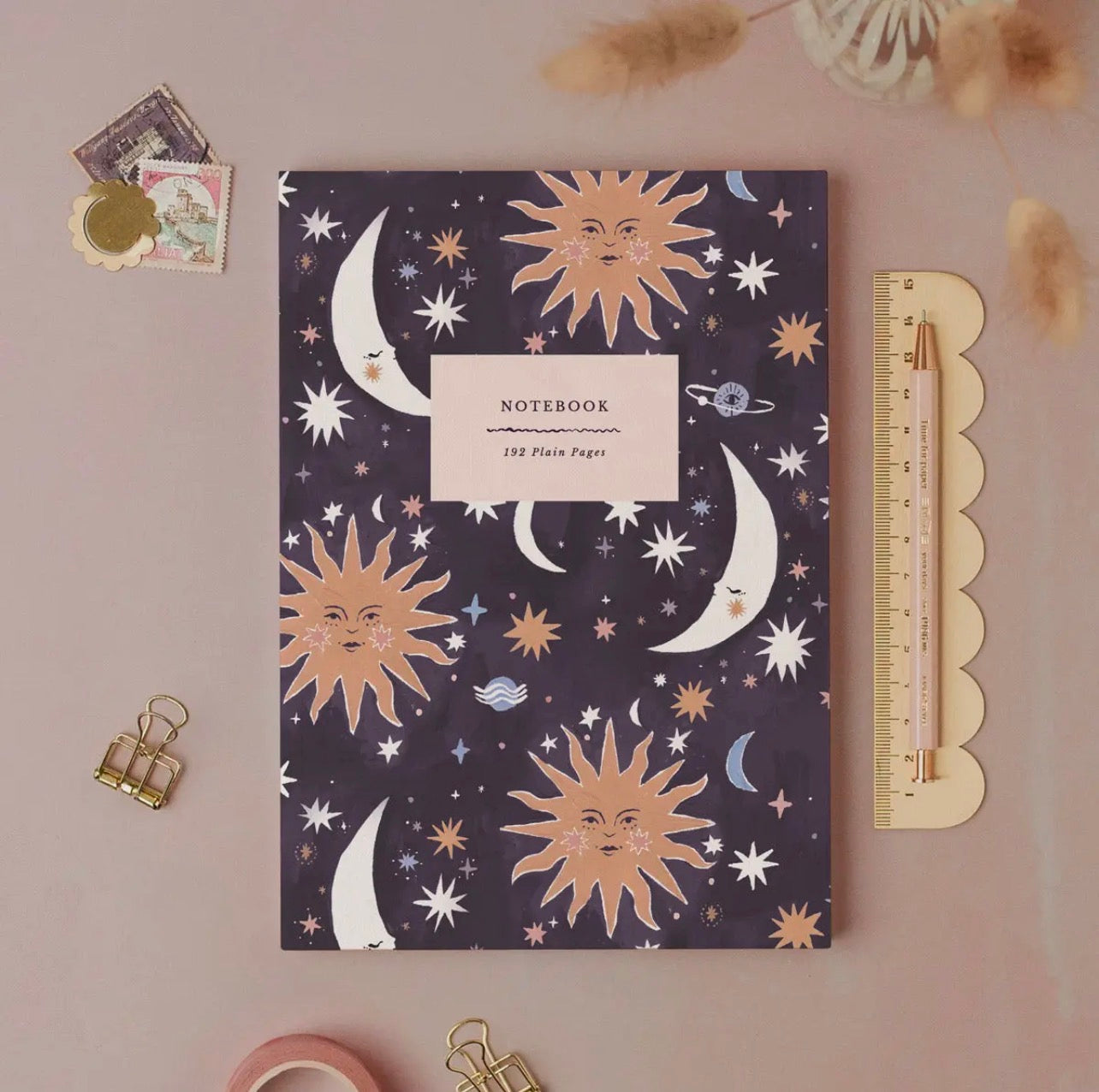 Sun and Moon Notebook