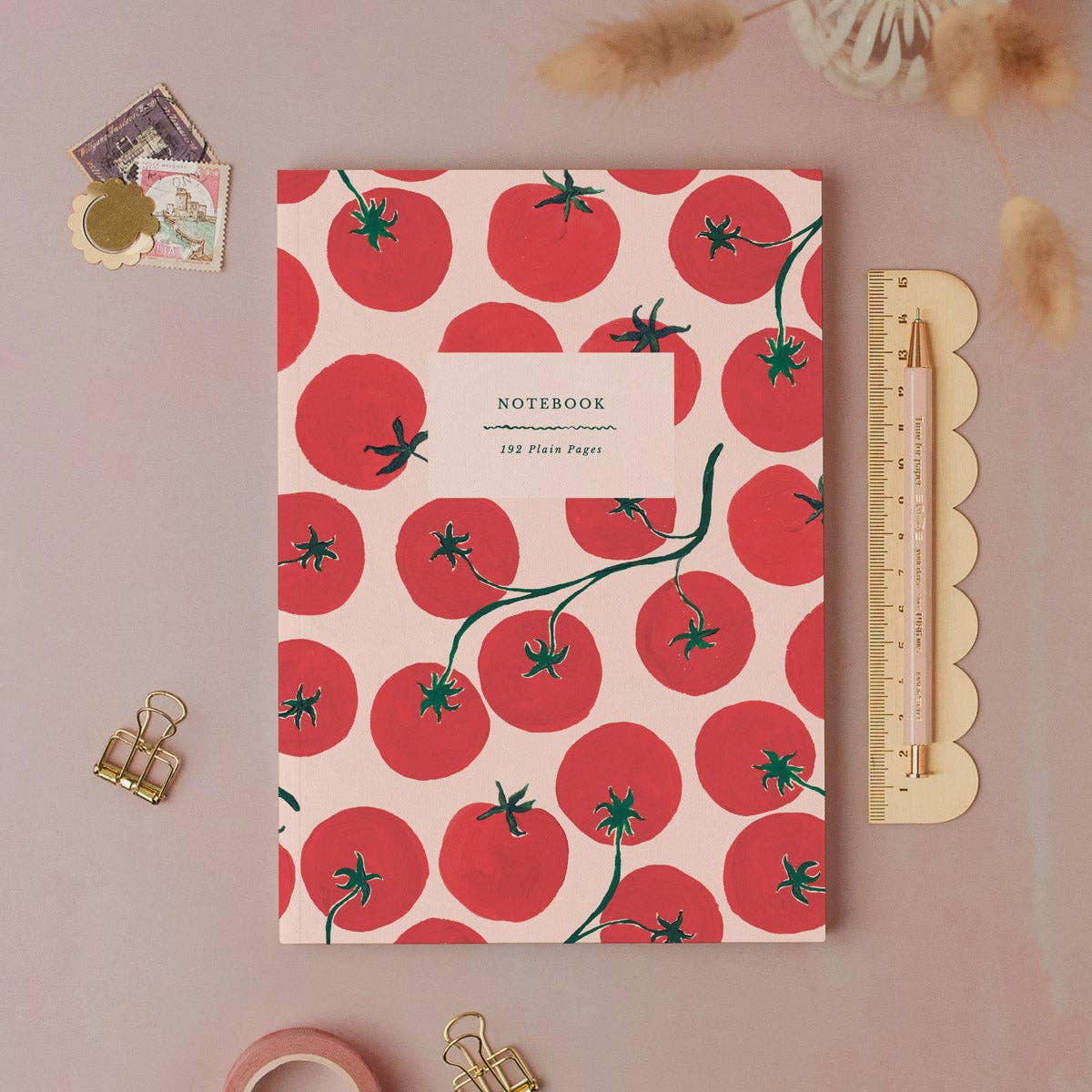 Tomatoes - Plain Page Notebook