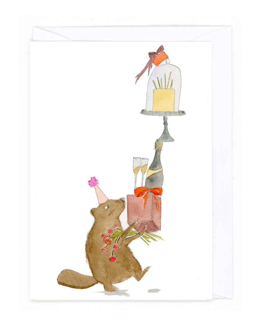 Birthday Beaver Card