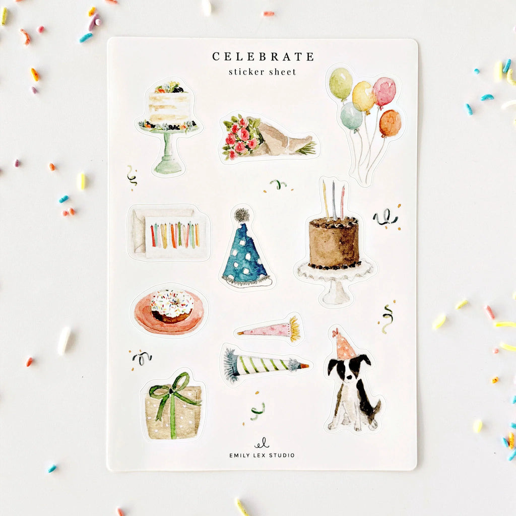 Celebrate Sticker Sheets