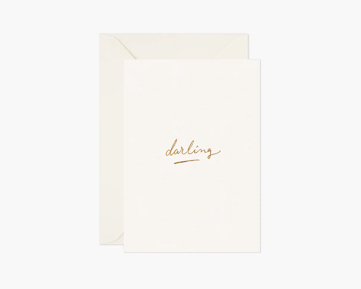 Darling Greeting Card