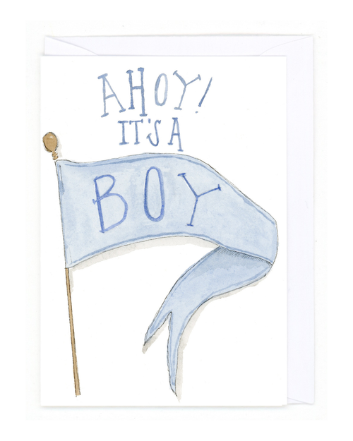 "Ahoy A Boy" Card