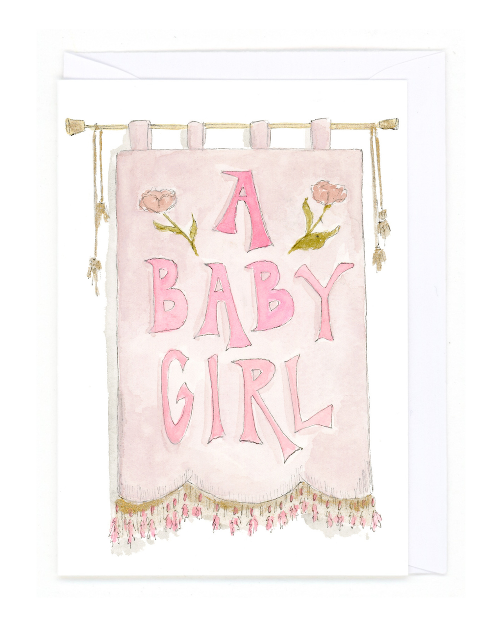 " A Baby Girl" Card