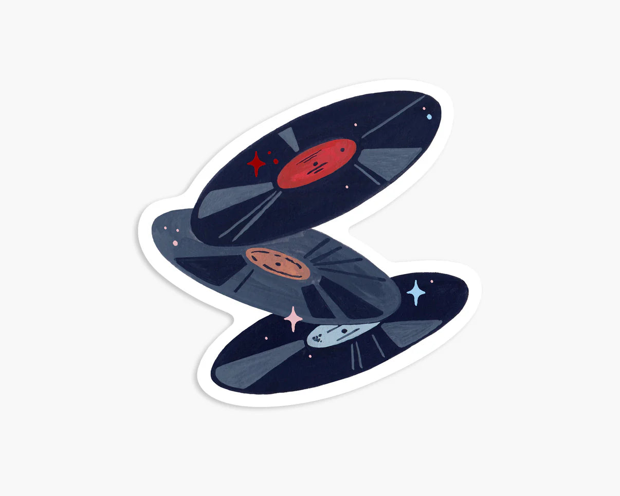 Vinyl Records Sticker