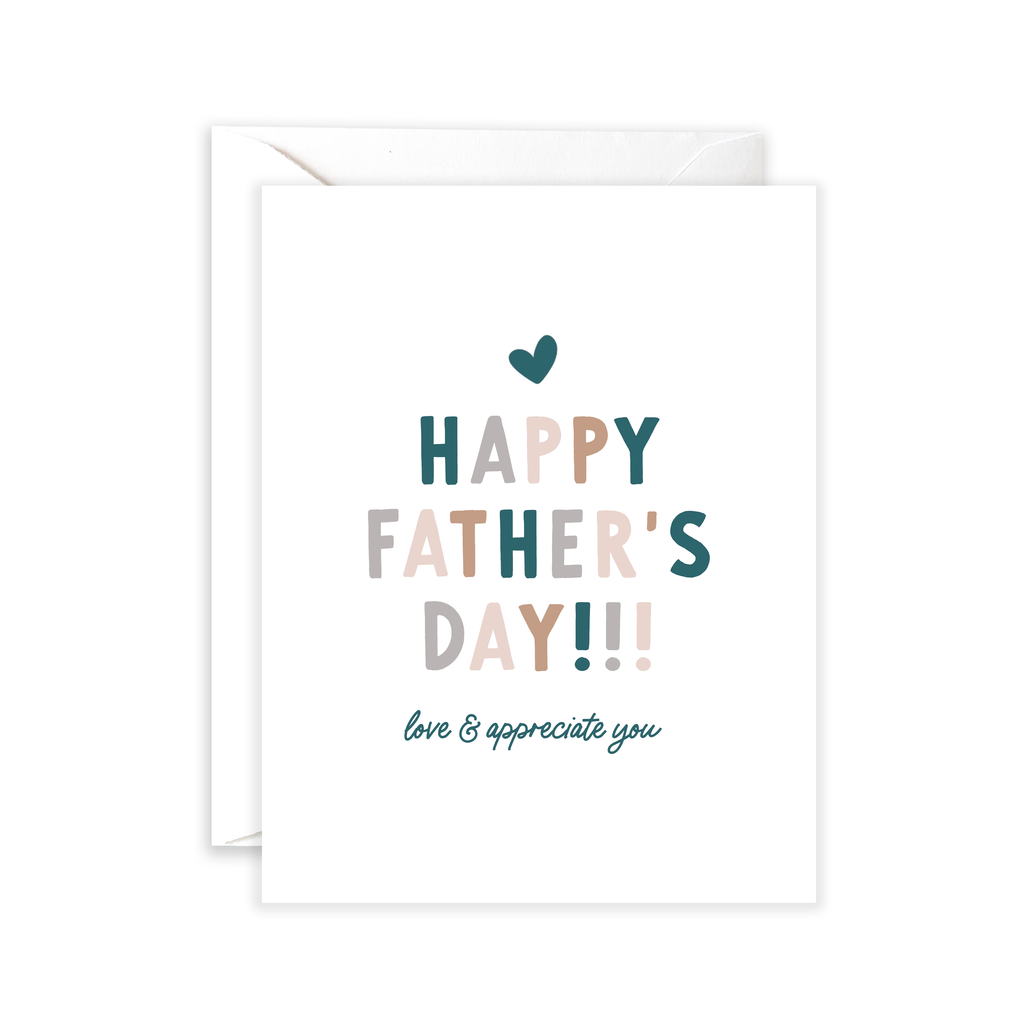 Love & Appreciate You Dad - Father's Day Card