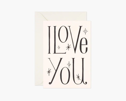 "I love you" Card