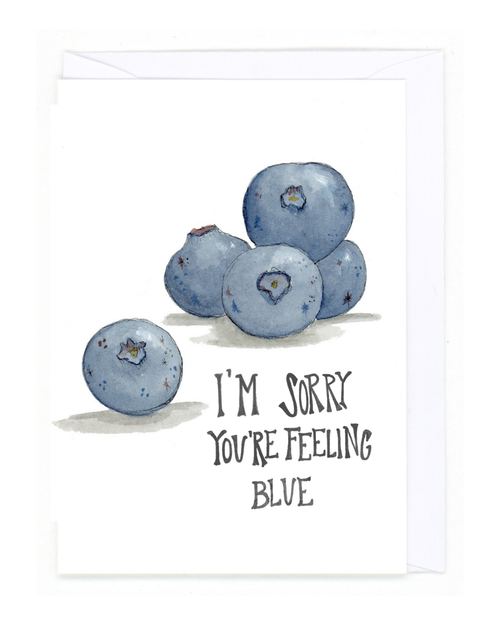 "Feeling Blue" Card