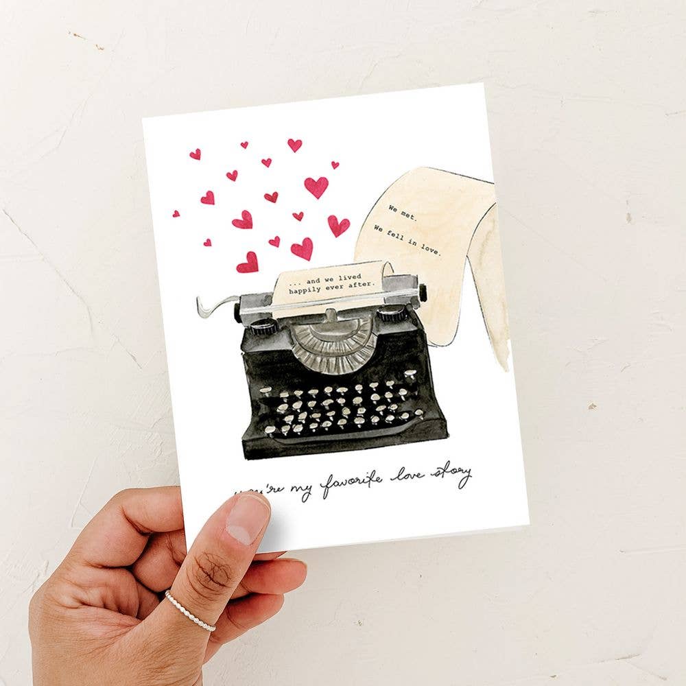 You're My Favorite Love Story - Anniversary Love card
