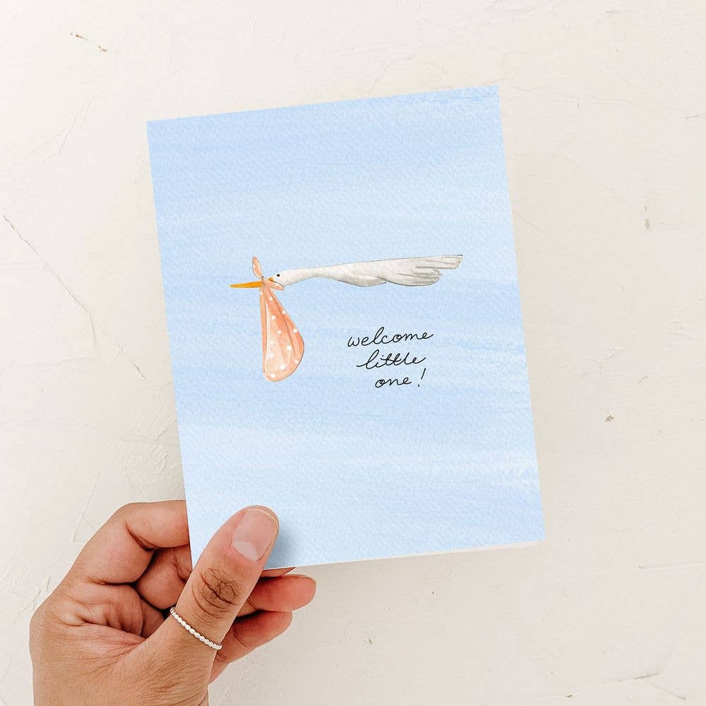 Welcome Little One Greeting Card