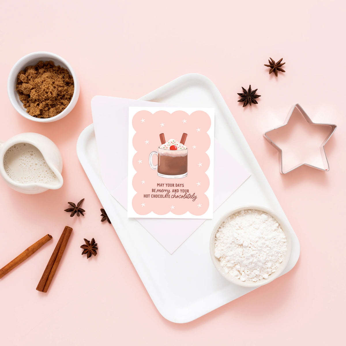 Hot Chocolate Christmas Card