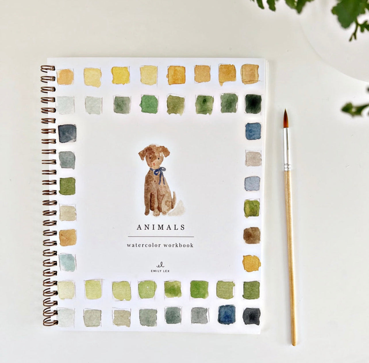 Animals Watercolor Workbook