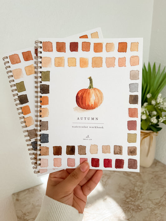 Autumn Watercolor Workbook