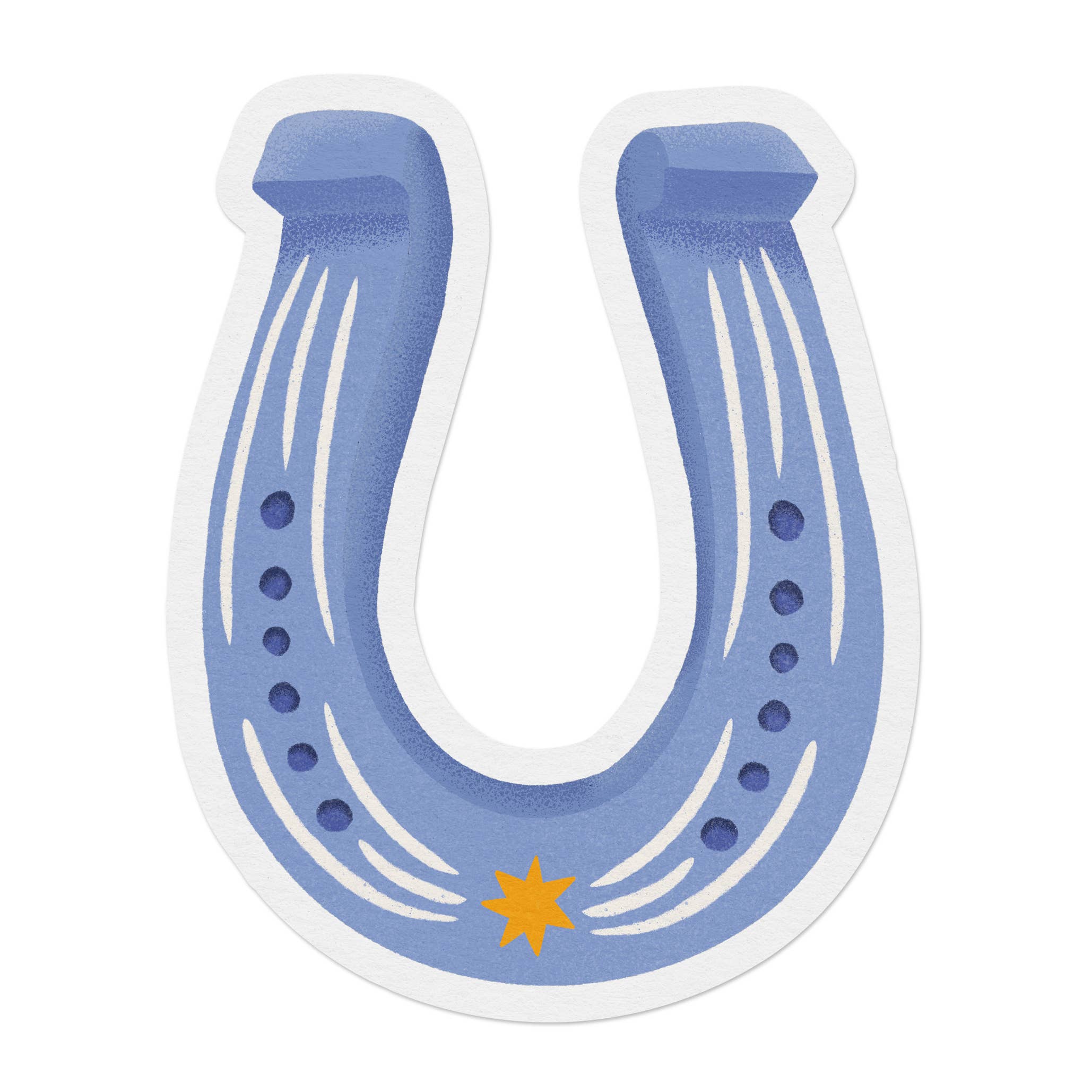 Horseshoe Suerte Sticker