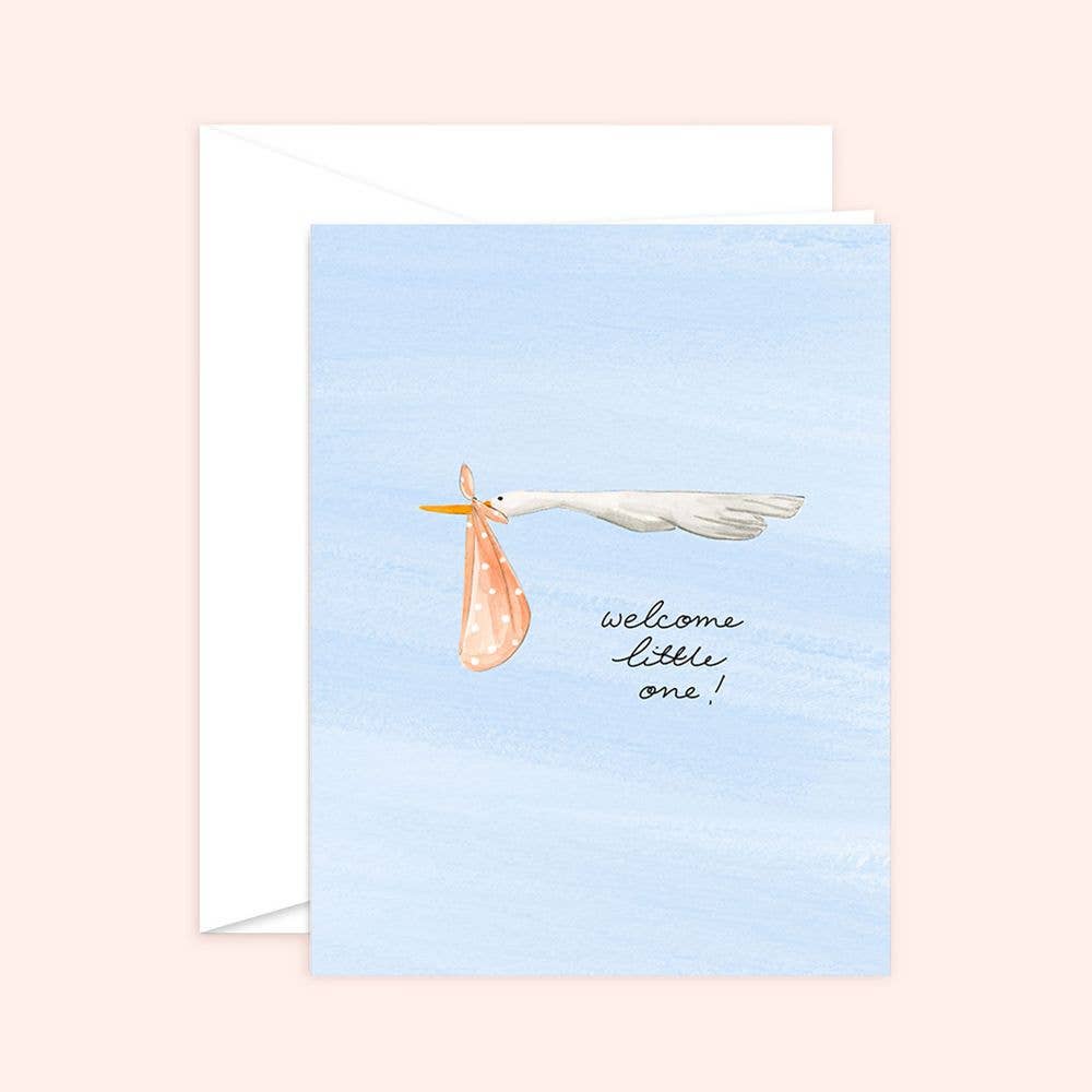 Welcome Little One Greeting Card