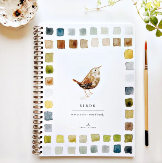 Birds Watercolor Workbook