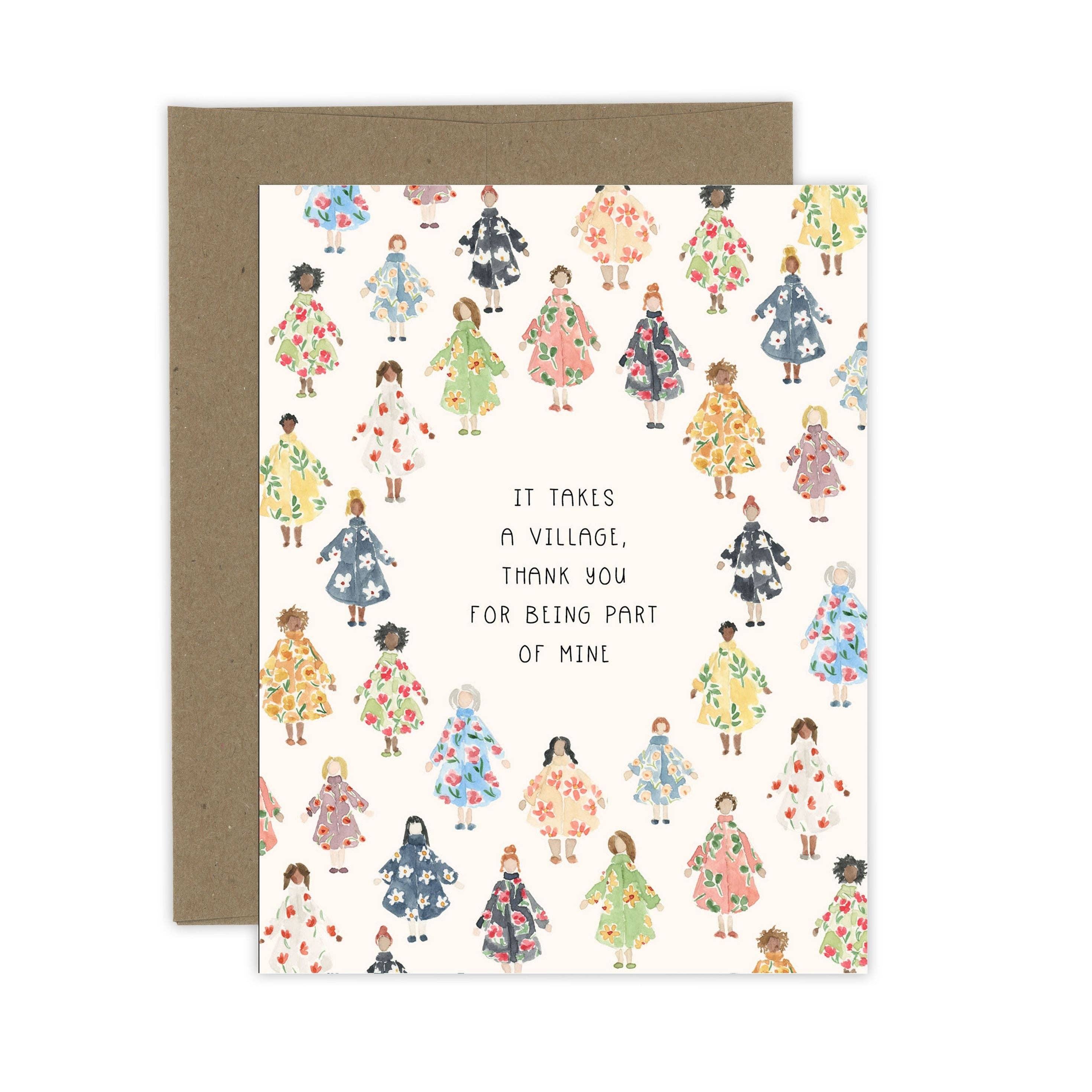 It Takes a Village Card
