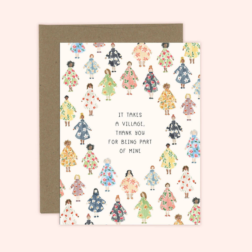 It Takes a Village Card